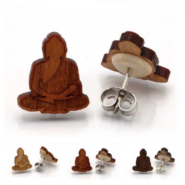 Kunststube Schmied : Buddha - Miriquidi Ohrstecker
