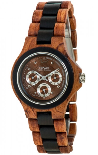 Kunststube Schmied : TENSE Holzuhr // Mens Northwest Karriholz Black Oak