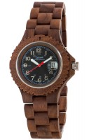 TENSE Holzuhr // Mens Compass Walnussholz