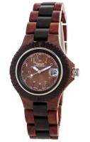 TENSE Holzuhr // Womens Compass Karriholz Black Oak