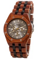 TENSE Holzuhr // Mens Washington Karriholz Black Oak