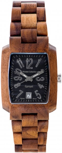 Kunststube Schmied : TENSE Holzuhr // Mens Timber Walnussholz