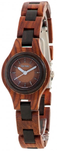 Kunststube Schmied : TENSE Holzuhr // Womens Pacific Karriholz Black Oak