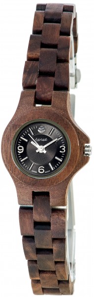 Kunststube Schmied : TENSE Holzuhr // Womens Northwest Walnussholz