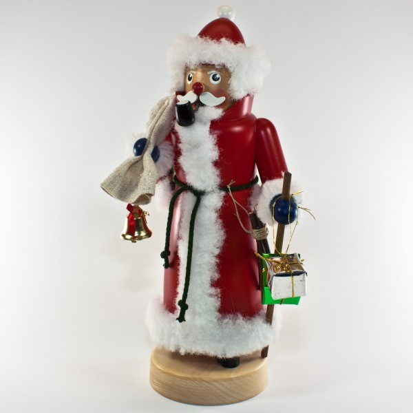 Kunststube Schmied : Weihnachtsmann Räuchermann 33cm