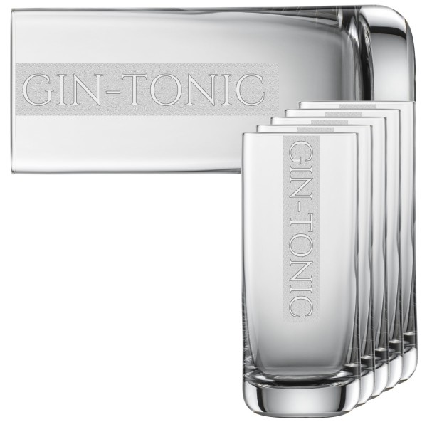 Kunststube Schmied : Longdrink Gläser 6er Set mit Gravur - Serie Cool | 390ml Schott Zwiesel Convention Nr. 79 Glas
