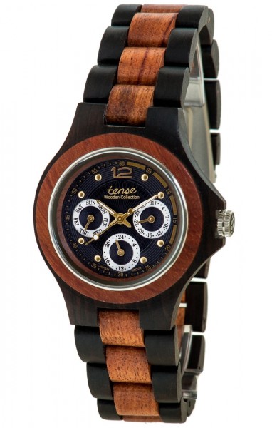 Kunststube Schmied : TENSE Holzuhr // Mens Northwest Black Oak Karriholz