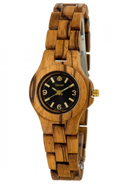 Kunststube Schmied : TENSE Holzuhr // Womens Northwest Zebranoholz