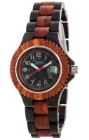 TENSE Holzuhr // Mens Compass Black Oak Karriholz